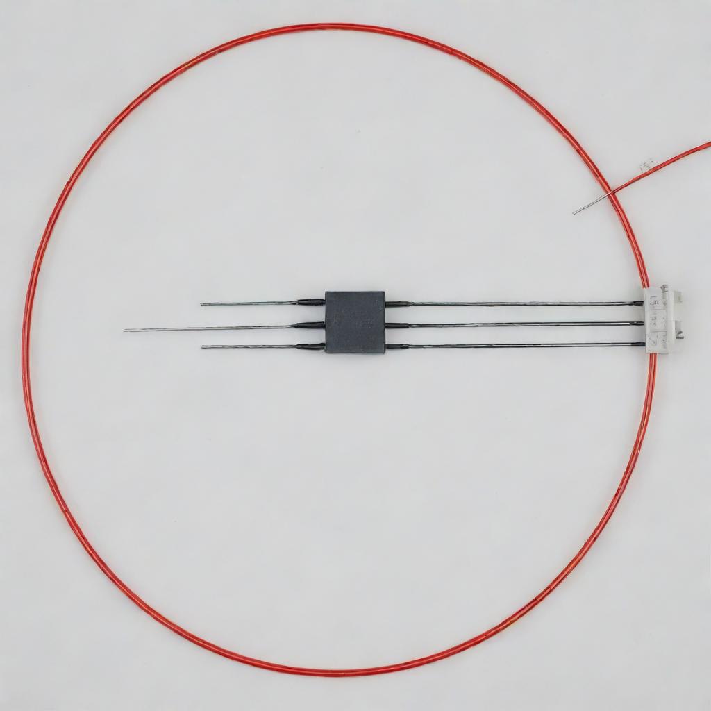 A labeled diagram of a simple loop antenna, highlighting key components like the conductive loop, connector points, and optional capacitor, thereby illustrating the basic functionality and structure of this antenna system.