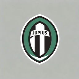 Create a logo for the Juventus Lebanon Fan Club blending the features of the Juventus team emblem with notable Lebanese symbols or landmarks, emphasizing the spirit of soccer.