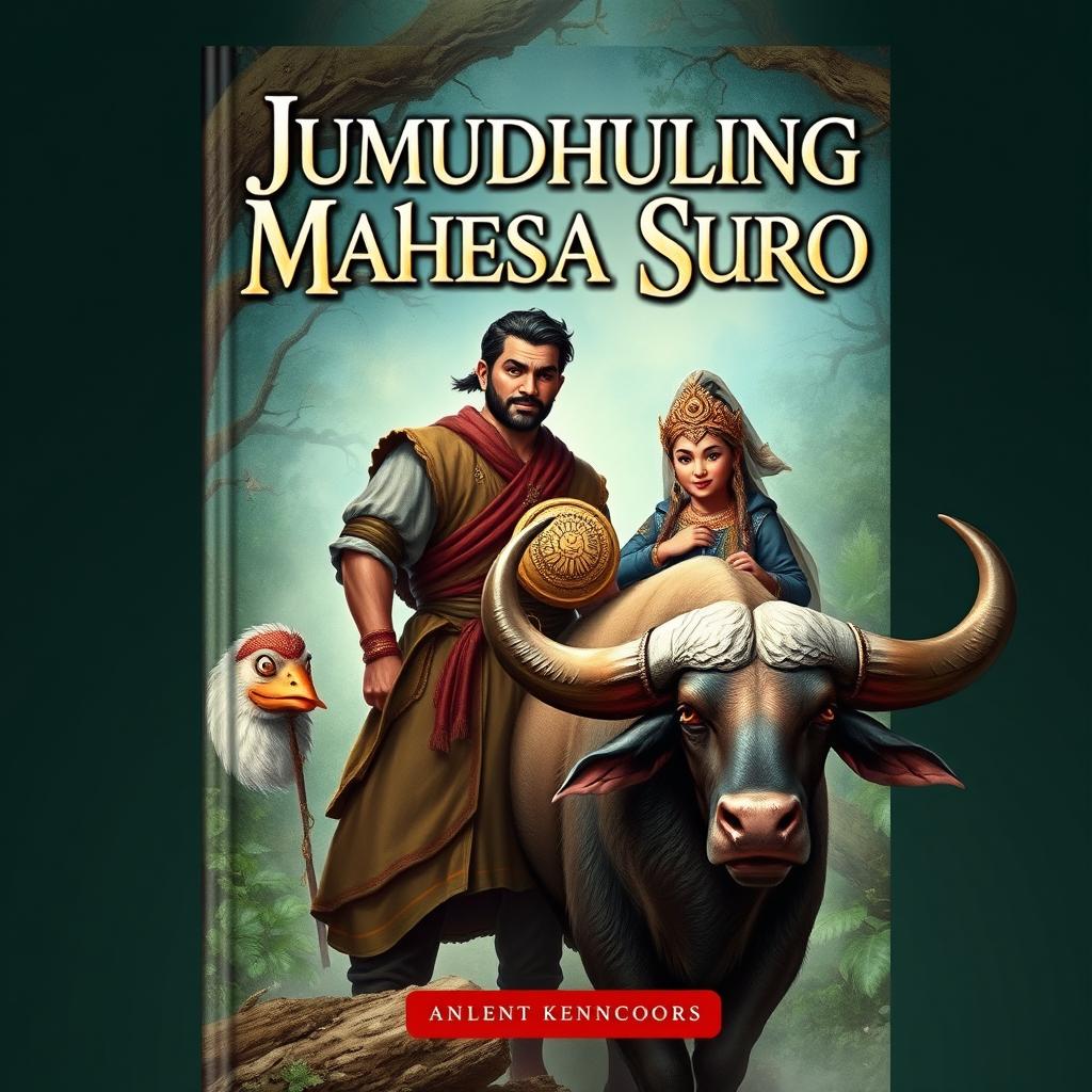 A captivating book cover for the story titled "Jumudhuling Mahesa Suro