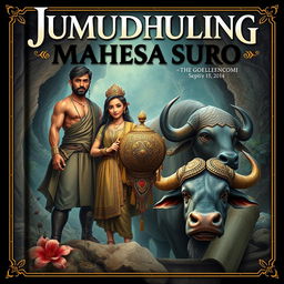 A captivating book cover for the story titled "Jumudhuling Mahesa Suro