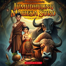 A captivating book cover for the story titled "Jumudhuling Mahesa Suro