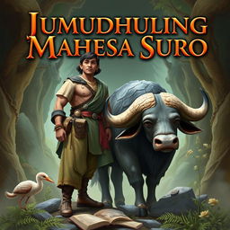 A captivating book cover for the story titled "Jumudhuling Mahesa Suro