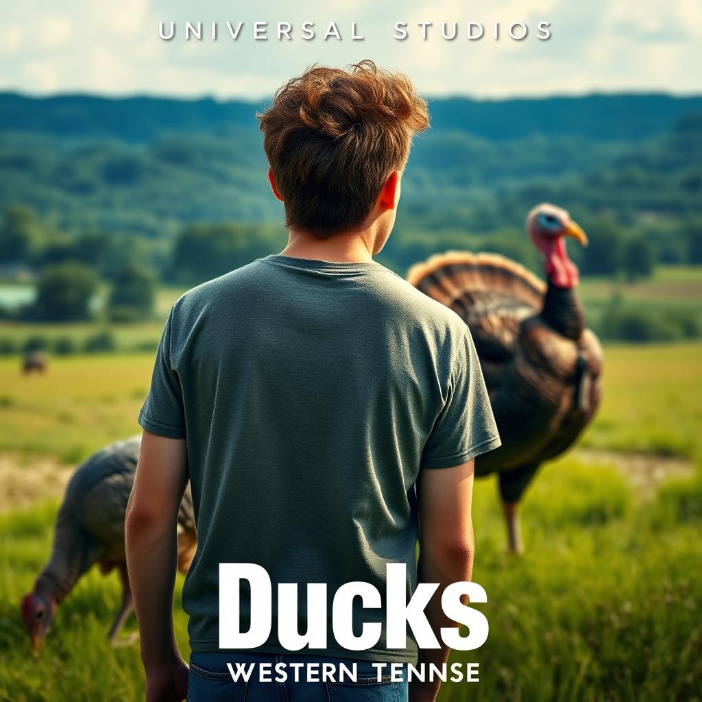 Movie poster for Universal Studios, titled "Ducks"