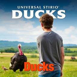 Movie poster for Universal Studios, titled "Ducks"