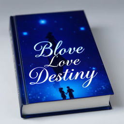 A captivating and extraordinary book cover titled "Blue Love Destiny"