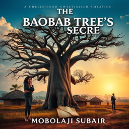 Book cover design for "The Baobab Tree's Secret" by Mobolaji Subair