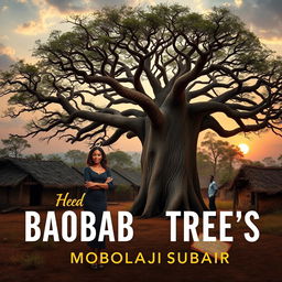 Book cover design for "The Baobab Tree's Secret" by Mobolaji Subair