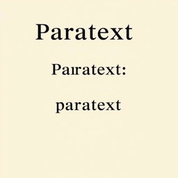 Create an expository essay on the concept of paratext according to Gérard Genette and its elements