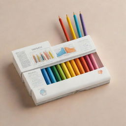 Envision a pencil case inspired by the concept of a magical book. Have compartments materialize as pages are turned. Use whimsical design elements like floating pencils and self-sorting color sections.