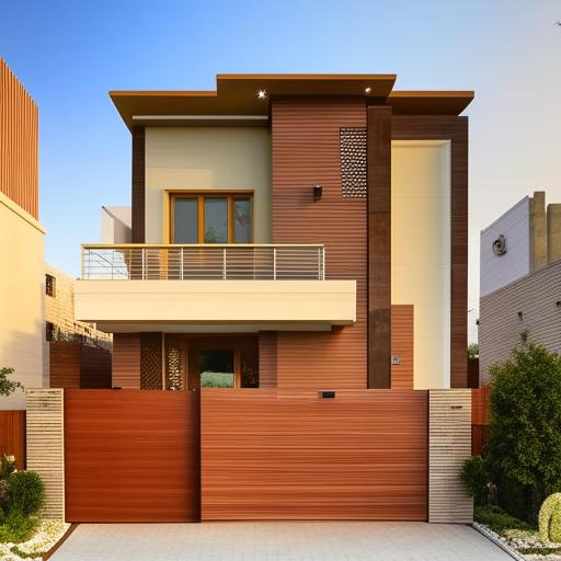 A 10 Marla double storey house showcasing spacious, elegant design with a modern architectural twist.