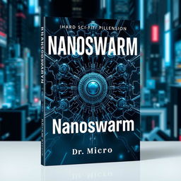 Book cover design for 'Nanoswarm' by Dr