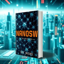 Book cover design for 'Nanoswarm' by Dr