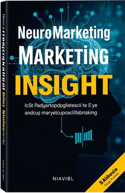 A book cover design for 'NeuroMarketing Insight - 40 dni do głębszego zrozumienia klientów', aimed at professional marketers