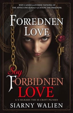 A hauntingly beautiful book cover featuring a young woman with a look of longing and determination, symbolizing forbidden love and the struggle for freedom