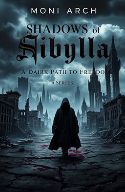 Cover design for "Shadows of Nibylla: A Dark Path to Freedom" by Moni Arch