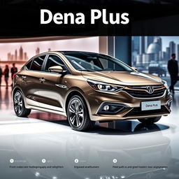 A facelifted Iranian car, Dena Plus, with a sleek and modern design