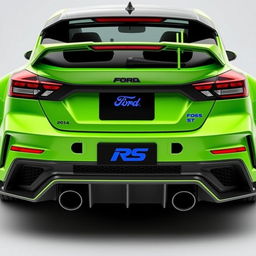 2024 Ford Focus ST-inspired design featuring rear doors without handles, similar to the Mazda RX-8