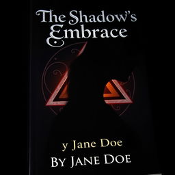 A captivating book cover with a dark theme, featuring the silhouette of a beautiful woman's face from the side