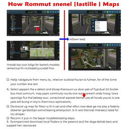 A detailed tutorial image on how to download and install maps in the Proton Bus Simulator