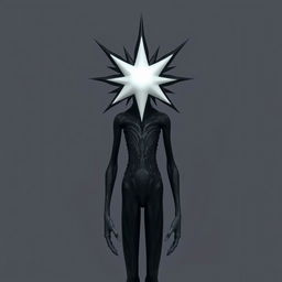 A mysterious tall humanoid creature standing at 3 meters, with an intriguing and enigmatic design