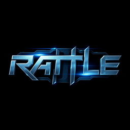 Design a logo for a sci-fi series titled "Rattle"