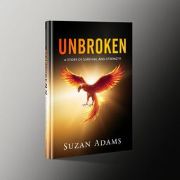 A captivating book cover design featuring a gradient background transitioning from dark to light