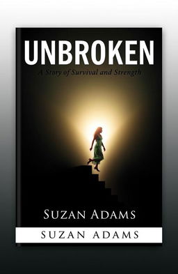 A book cover depicting a woman stepping into the light, symbolizing resilience and hope