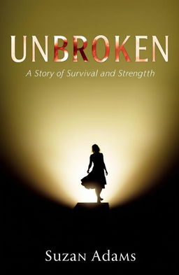 A book cover depicting a woman stepping into the light, symbolizing resilience and hope