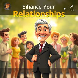 A YouTube video cover depicting the essence of Dale Carnegie's techniques for improving relationships