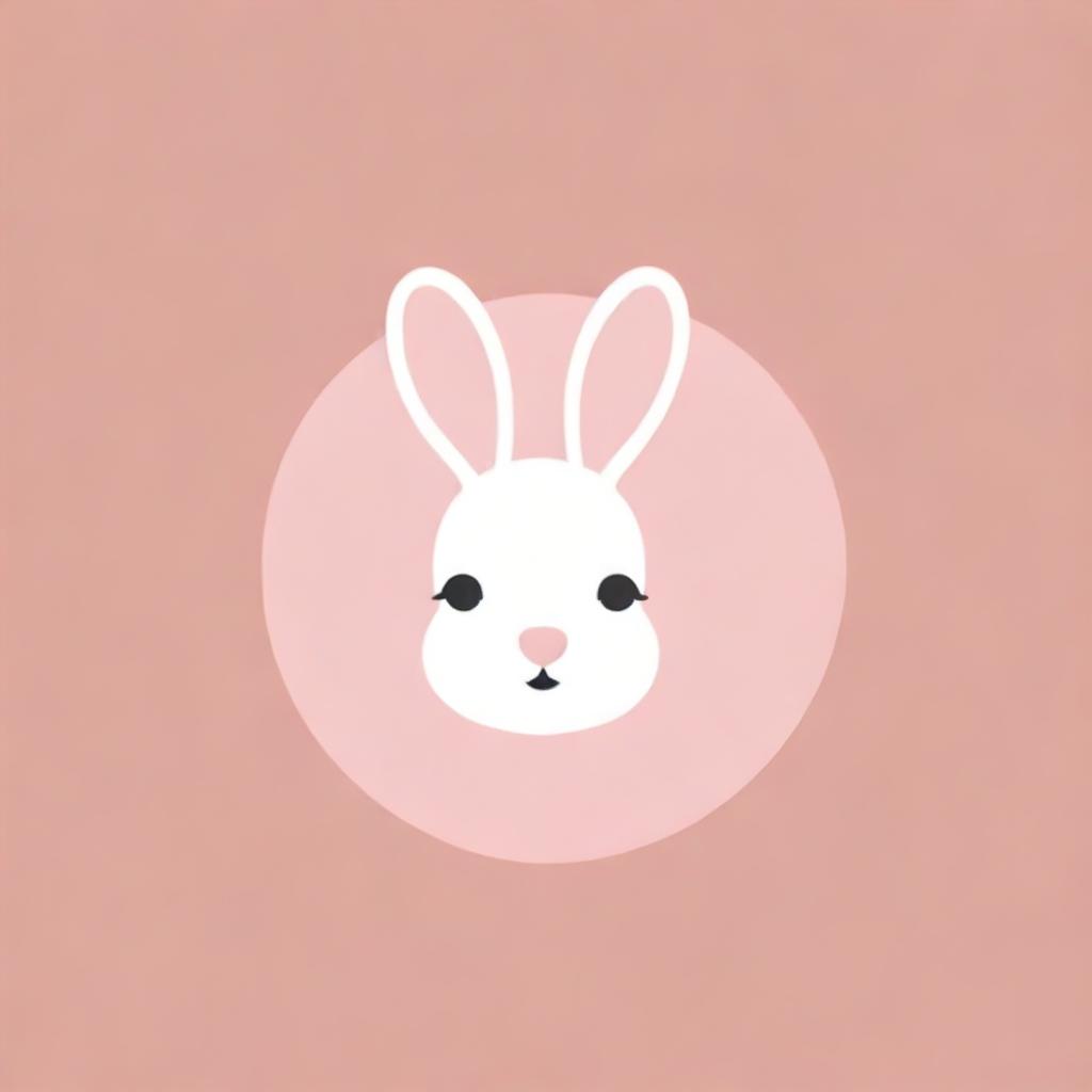 Design a retro yet cute logotype for a brand named 'Coquette'. This should be a crochet accessories brand featuring a isotype of a bun. The brand's color is baby pink.