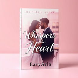 A professional and realistic book cover design for "Whispers of the Heart" by EavyAria