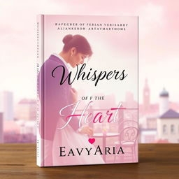 A professional and realistic book cover design for "Whispers of the Heart" by EavyAria