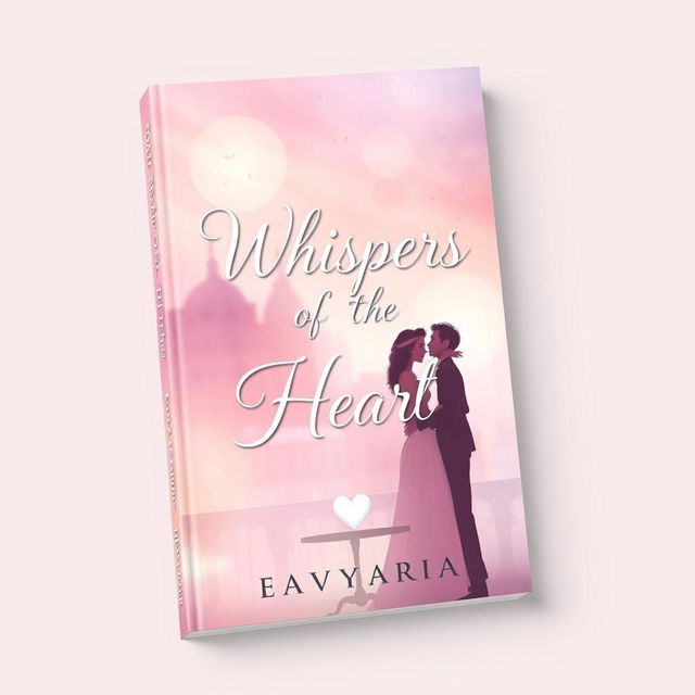 A professional and realistic book cover design for "Whispers of the Heart" by EavyAria