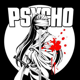 1980s anime title screen with the text 'PSYCHO' in bold, stylized lettering