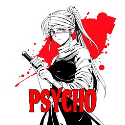 1980s anime style title screen featuring the text "PSYCHO"