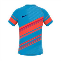 A simple and sleek futsal jersey design with minimalist patterns