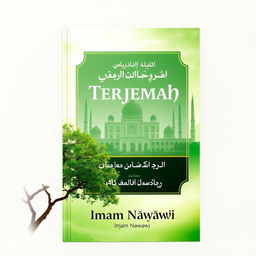 A book cover titled “Terjemah Al-Arba'un An-Nawawiyah” by author “Imam Nawawi”