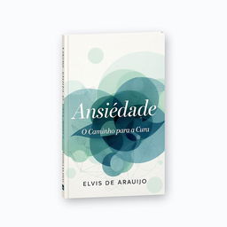 A captivating book cover featuring an abstract design symbolizing the concept of anxiety and healing