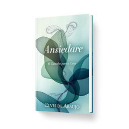 A captivating book cover featuring an abstract design symbolizing the concept of anxiety and healing