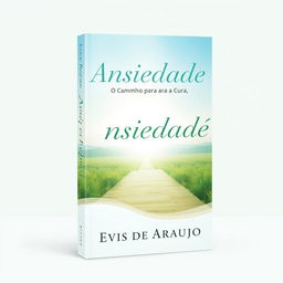 A book cover featuring the title 'Ansiedade: O Caminho para a Cura' and the author's name, Elvis de Araujo