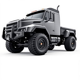 Robust and modern truck side view, showcasing the sturdy design and powerful stance