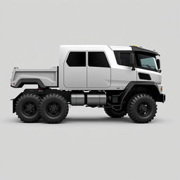 Robust and modern truck side view, showcasing the sturdy design and powerful stance