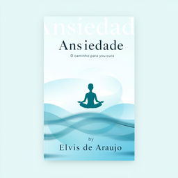 A book cover design for 'Ansiedade: O Caminho para a Cura' by Elvis de Araujo