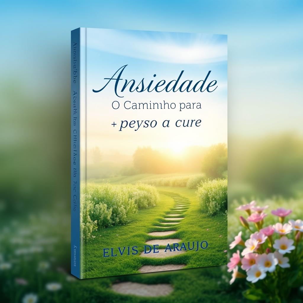 Book cover design for "Ansiedade: O Caminho para a Cura" by Elvis de Araujo