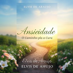 Book cover design for "Ansiedade: O Caminho para a Cura" by Elvis de Araujo