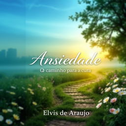 Book cover design for "Ansiedade: O Caminho para a Cura" by Elvis de Araujo