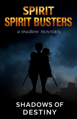 A novel cover for *Spirit Busters: Shadows of Destiny*