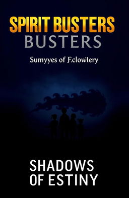 A novel cover for *Spirit Busters: Shadows of Destiny*