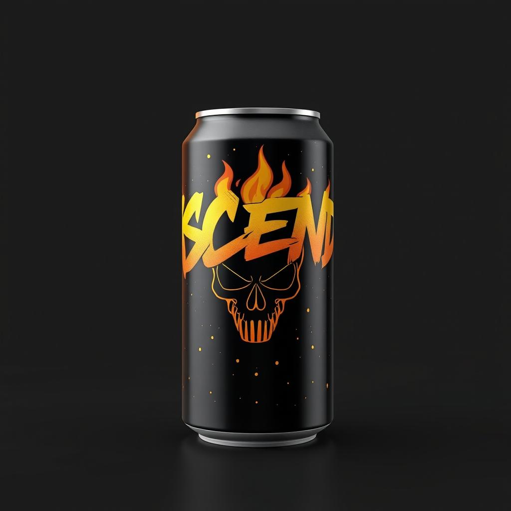 A 3D rendered illustration of a sleek and modern soda can