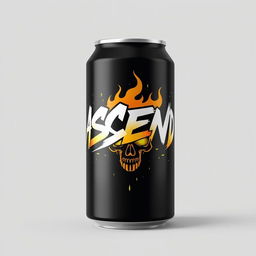 A 3D rendered illustration of a sleek and modern soda can